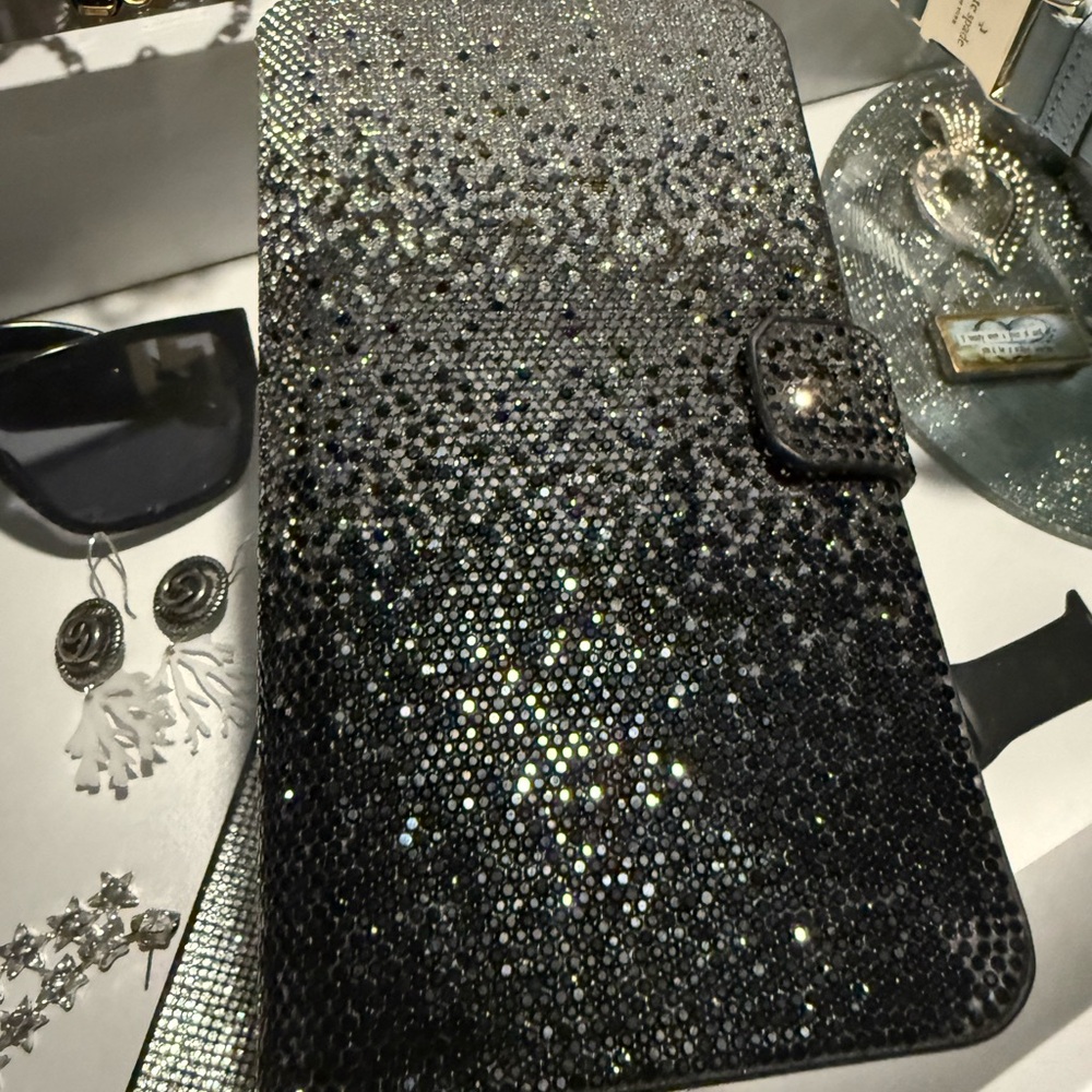 Black Glitter Phone Case